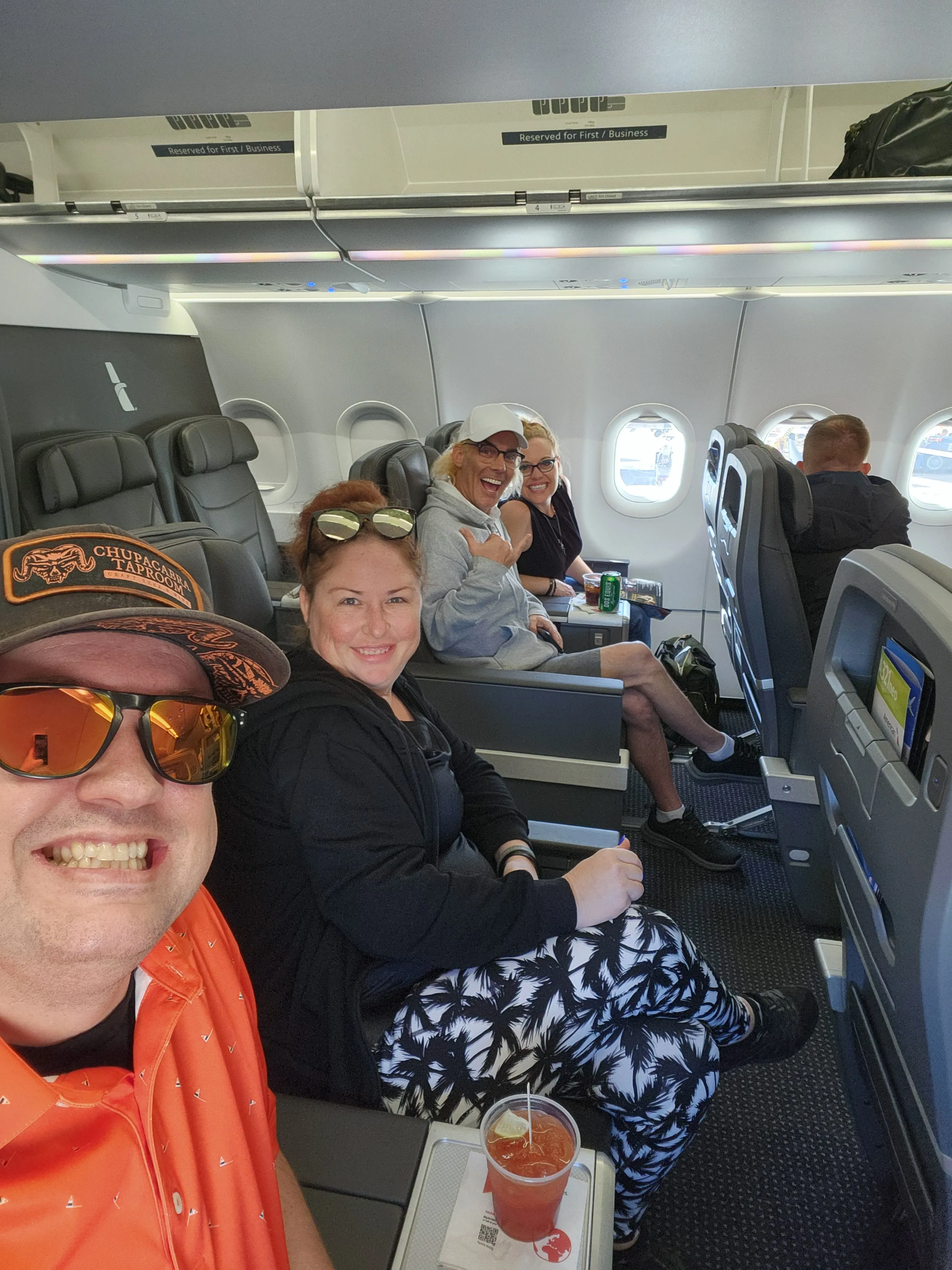 Levi, Anna, Andrew, & Brandy - First Class