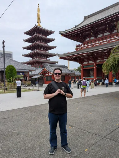 Levi Selfie at Sensoji Temple