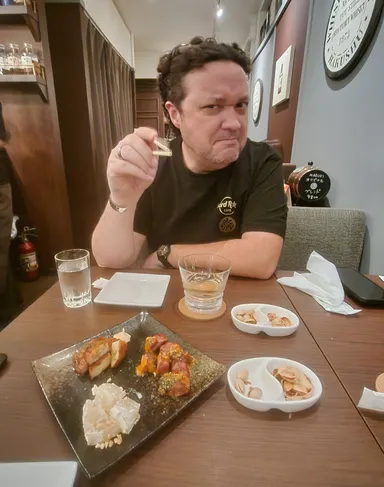 Levi at Izakaya in Koenji