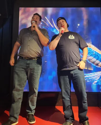 Joe & Levi singing karaoke