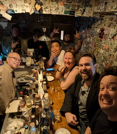 Group picture at Bar Asyl