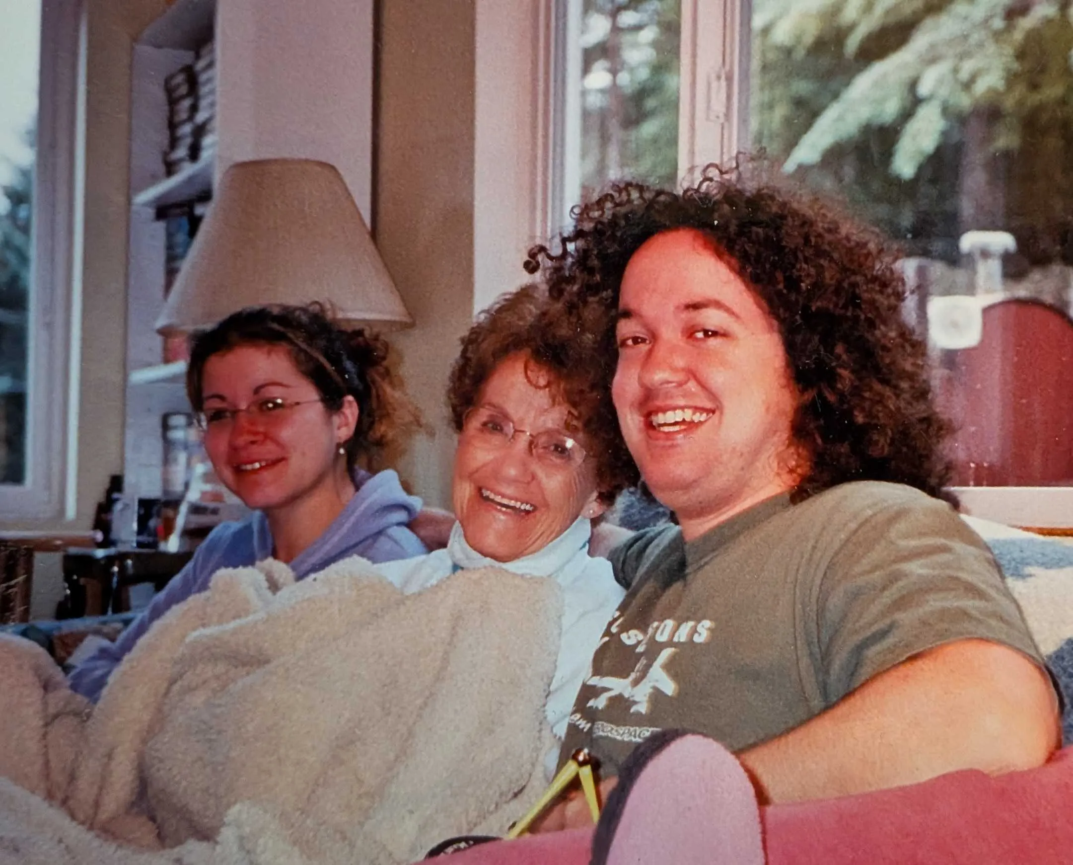 Kathryn, Levi, & Granny. Christmas in Thorne Bay 2005.