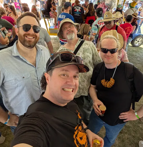 Joe, Tierney, James & I @ the Pedalhause Tent
