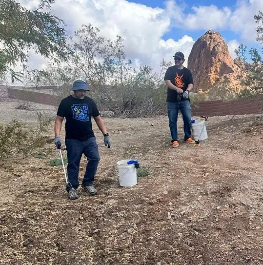 Park Cleanup with Larry and I