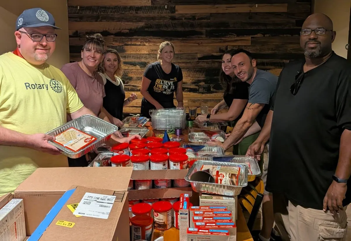 CXR Club making cake pan kits