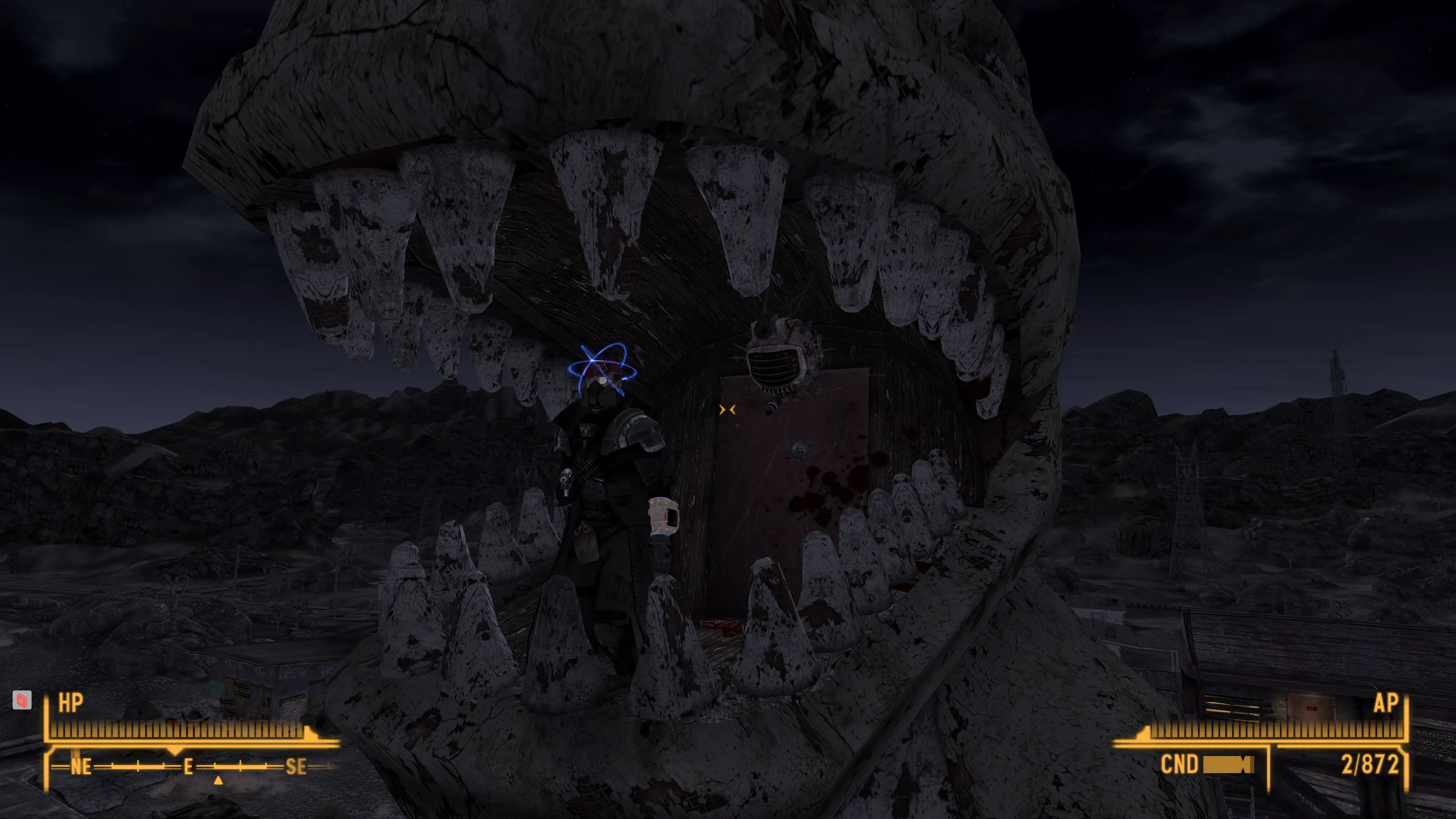 Sorry manny, you were in the way of the photo. FNV Courier @ Novac with ED-E.